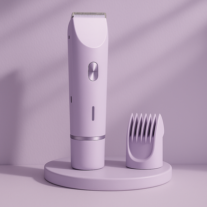 Rayniva ™ : Rasoir Électrique Femme 2-en-1, Douceur & Précision